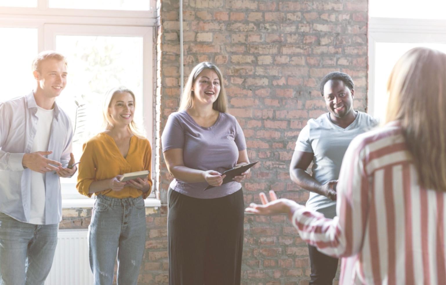 Startup-Workshop und Beratungssituation